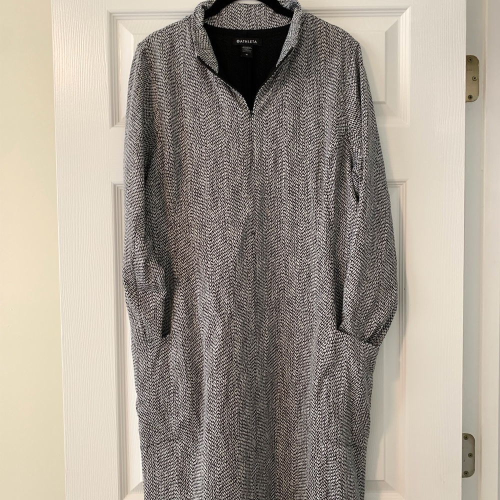Athleta Black and Gray Dress